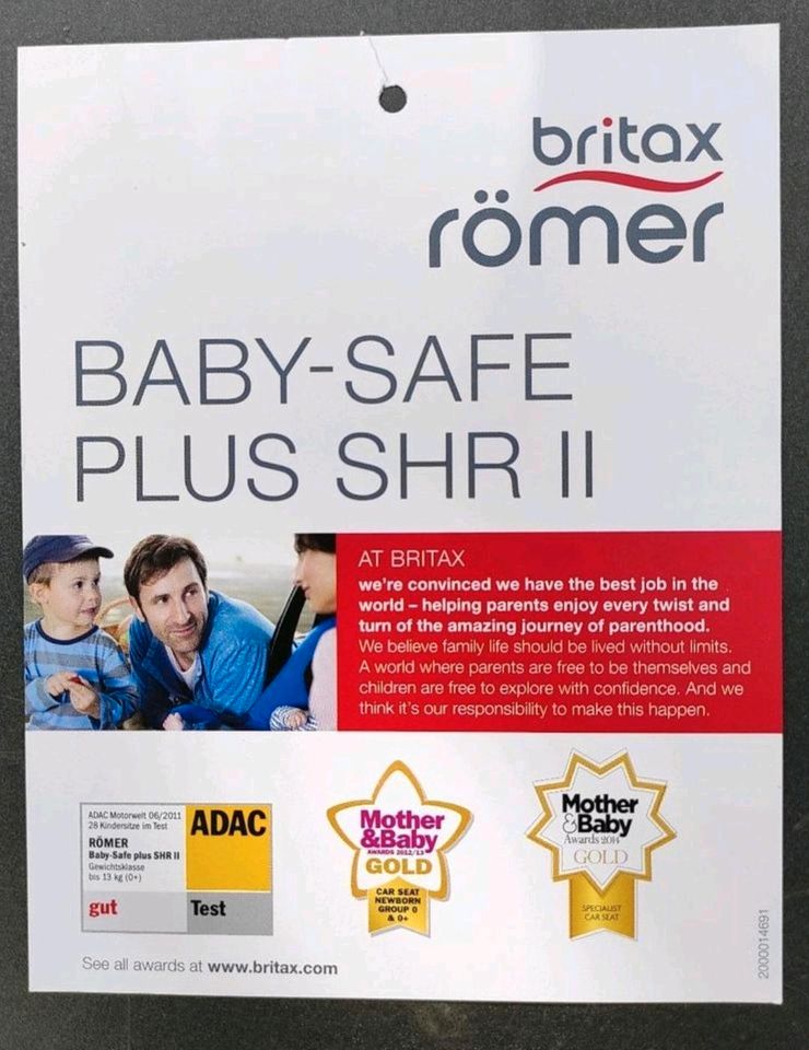 Babyschale Römer Britax Baby-Safe Plus SHR II in Ingolstadt