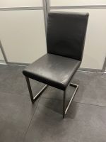6  Stühle echtes Leder grau Freischwinger Kr. München - Höhenkirchen-Siegertsbrunn Vorschau