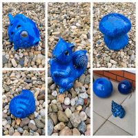 Blaue Figuren zur Dekoration Niedersachsen - Wanna Vorschau