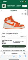 Jordan 1 Retro AJKO orange Niedersachsen - Stade Vorschau