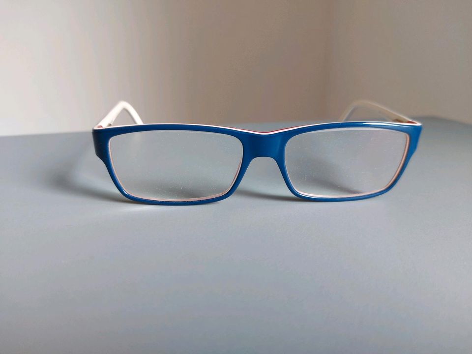 Carrera Brille Brillengestell Fassung blau weiß rot in Salzhemmendorf