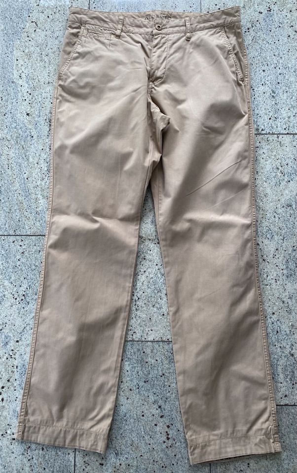 Chinohose/Chino (beige) von „Alberto“ - Gr. 35/34 in Langenberg