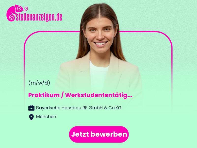 Praktikum / Werkstudententätigkeit Chief in München