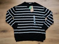 Yessica Pulli Gr. M 38 40 Neu schwarz gestreift Oberteil Pullover Bayern - Augsburg Vorschau