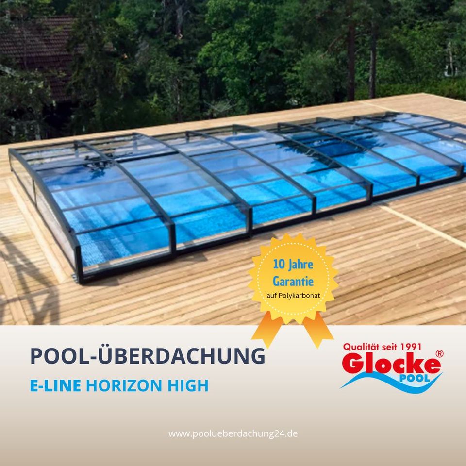 Pool-Überdachung | Selbstbau-Box | e-line horizon high in Delitzsch