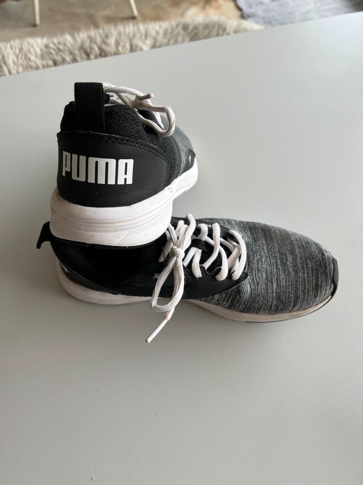 PUMA Hallenturnschuhe Sneaker schwarz 37 1/2 in Düsseldorf