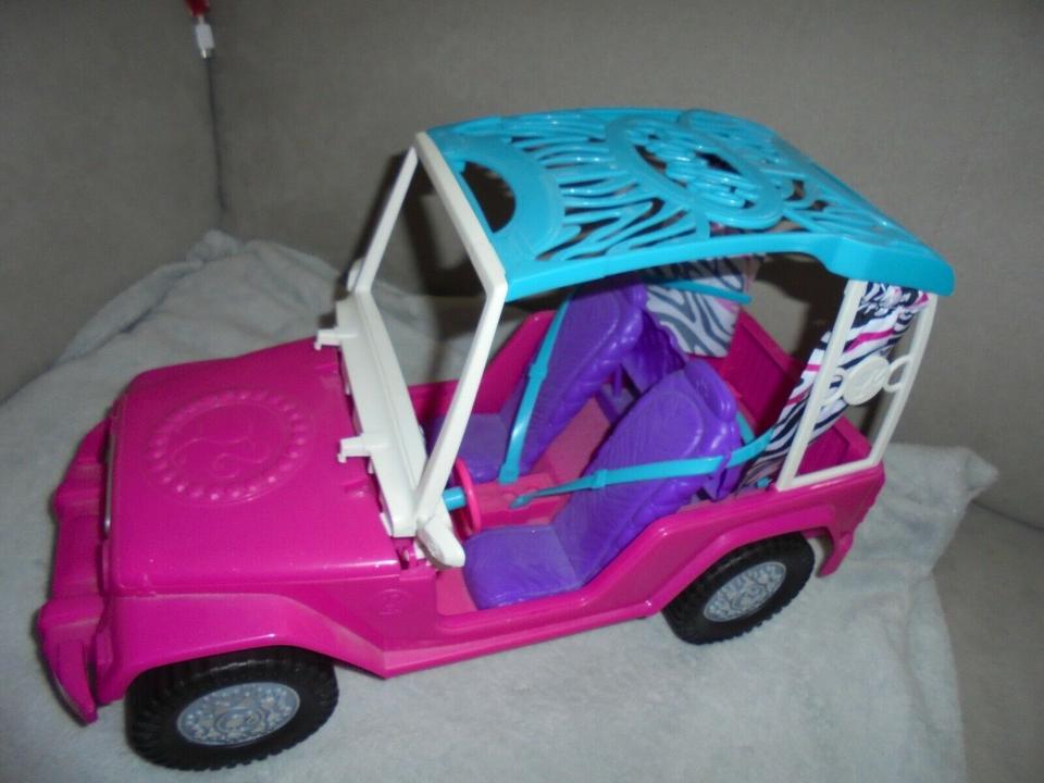 Barbie Safari Jeep Pink