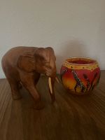 ❤️ Afrika Elefant Holz Handarbeit + Windlicht ❤️ Sachsen - Jößnitz Vorschau