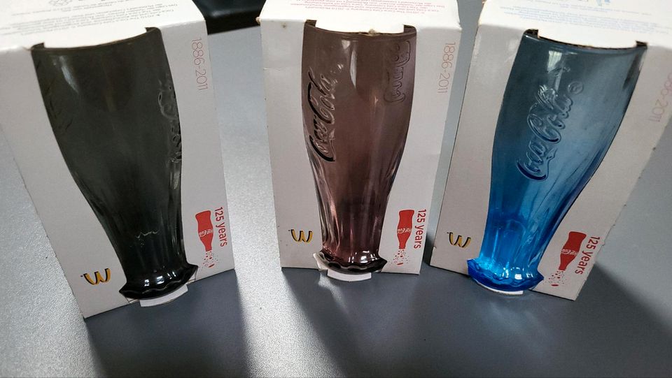 Coca Cola Sammel Gläser verschiedene Serien zu verkaufen in Seevetal