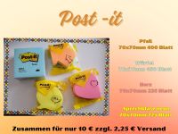 Post-it Haftnotizen vier Formen Niedersachsen - Warberg Vorschau