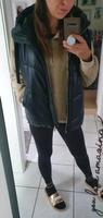 Schwarze gefütterte Lederweste von Bershka *Neu 36-44 Hessen - Gudensberg Vorschau