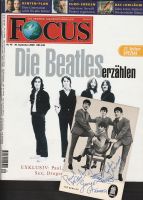 FOCUS Nr. 40 2000 "DIE BEATLES ERZÄHLEN" + AUTOGRAMMKARTE Sachsen - Hainichen Vorschau