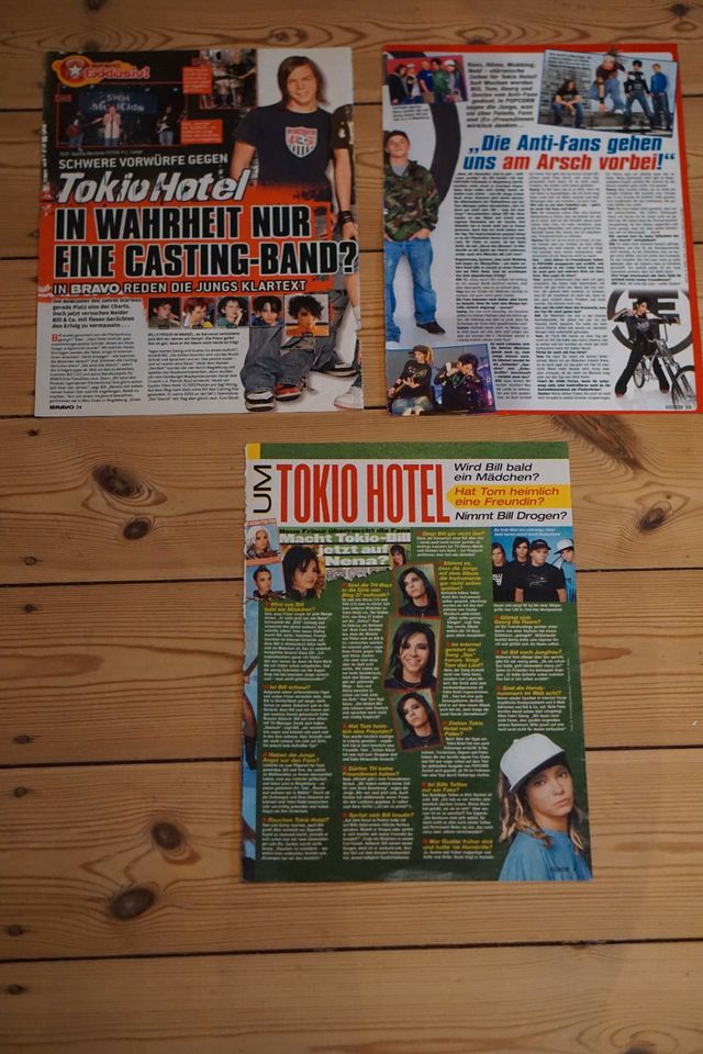 Tokio Hotel Bill Tom Kaulitz Plakat Berichte Artikel Sammlung TOP in Dortmund