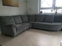 Designer Sofa Couch anthrazit grau Muster Kissen Germany L-Form Hessen - Kassel Vorschau