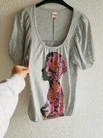 Only Shirt Blumen mindset Puffärmel Pumpärmel Ballonärmel over Hessen - Fulda Vorschau