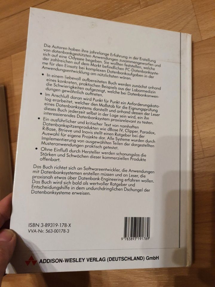 Buch Relationale Datenbanksysteme für Softwareentwickler 1989 in Halle