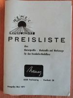 Rarität, Nemec Preisliste über Material für Eisenbahn Modellbau Bayern - Ainring Vorschau