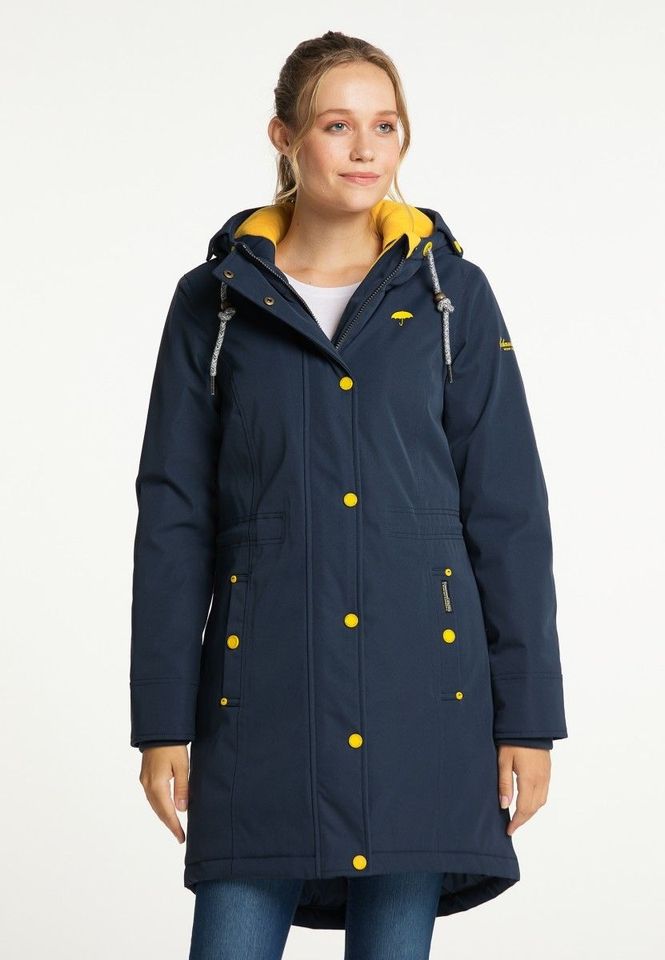 B-Ware Schmuddelwedda Damen Regenjacke / Parka Gr. XS Marineblau in Barsbüttel