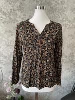 " Tunika Bluse " schwarz floral langer Arm S Nordrhein-Westfalen - Kempen Vorschau
