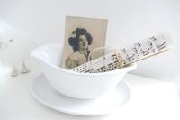 Alte Sauciere Schale Shabby Deko weiß nostalgisch JDL Brocante Nordrhein-Westfalen - Hagen Vorschau