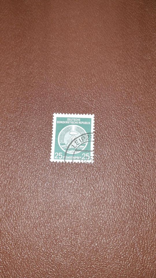 DDR  Briefmarken mit Stempel in Griesheim