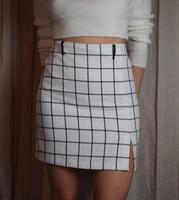 Asos Minirock Highwaist schwarz weiß kariert XXS Berlin - Neukölln Vorschau