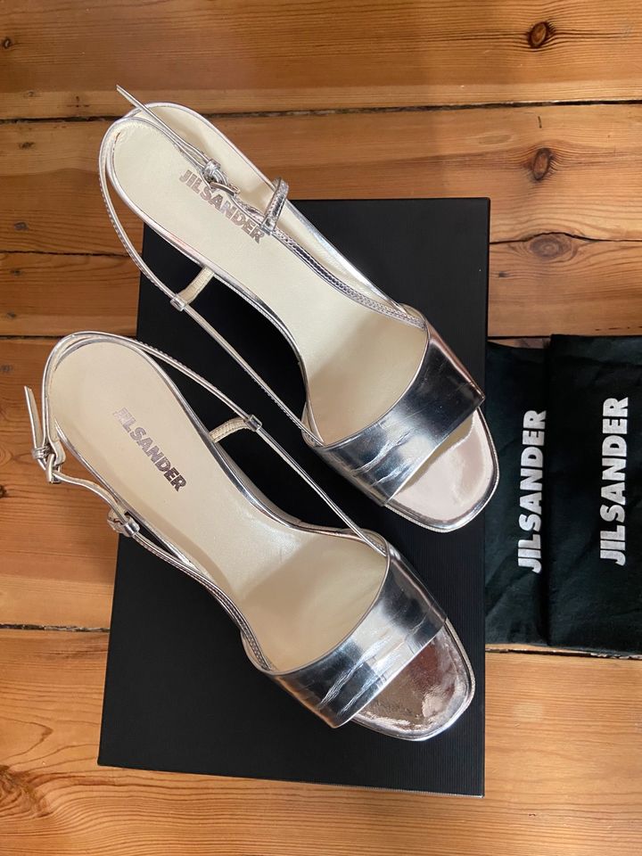 Jil Sander Wedges 38,5, Metallic Look in Berlin