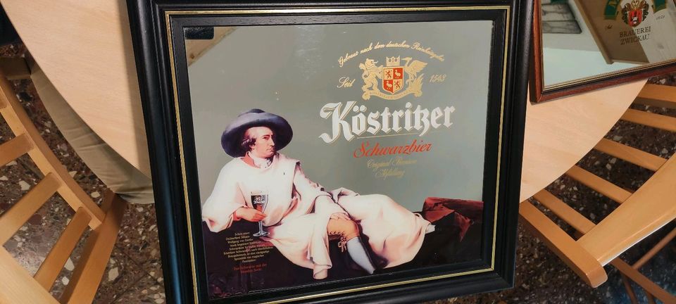 Köstritzer Schwarzbier Spiegel Bild in Zwickau