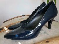 VERO CUOIO blaue Lack High Heels Pumps Gr. 39,5 / 6 Baden-Württemberg - Überlingen Vorschau