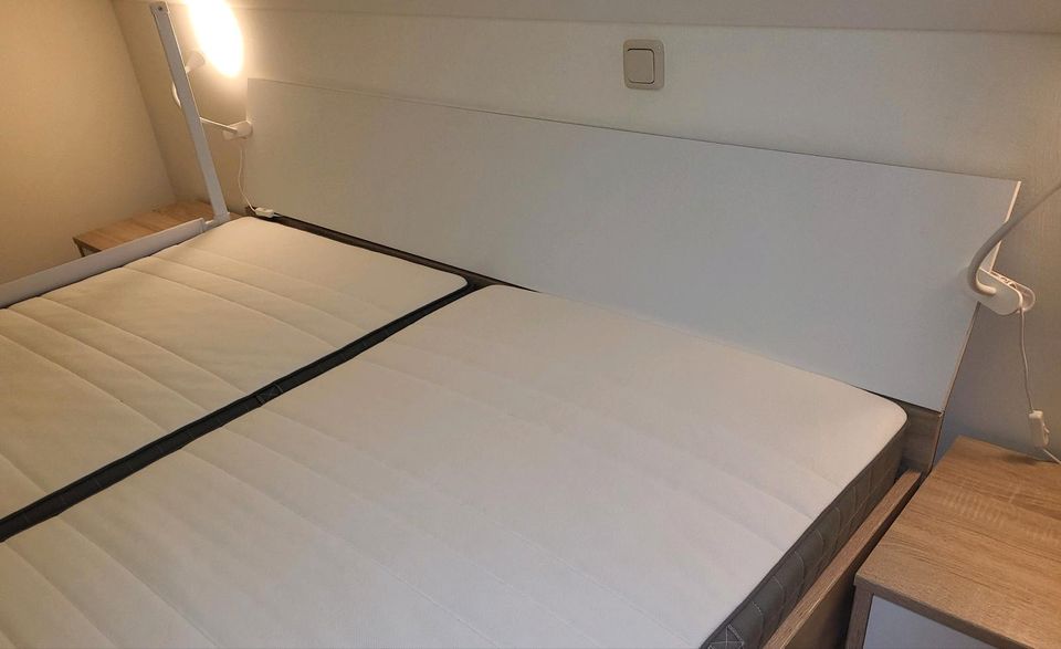 Bett 180 cm x 200 cm mit oder ohne Ikea Matrazen in Bahretal