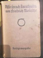 Nietzsche - Zarathustra (Kriegsausgabe 1918) Thüringen - Jena Vorschau