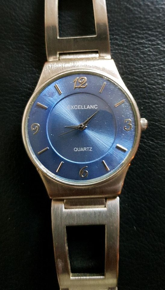 Swatch  Uhr Stahl Excellanc Blau OVP in Gelsenkirchen