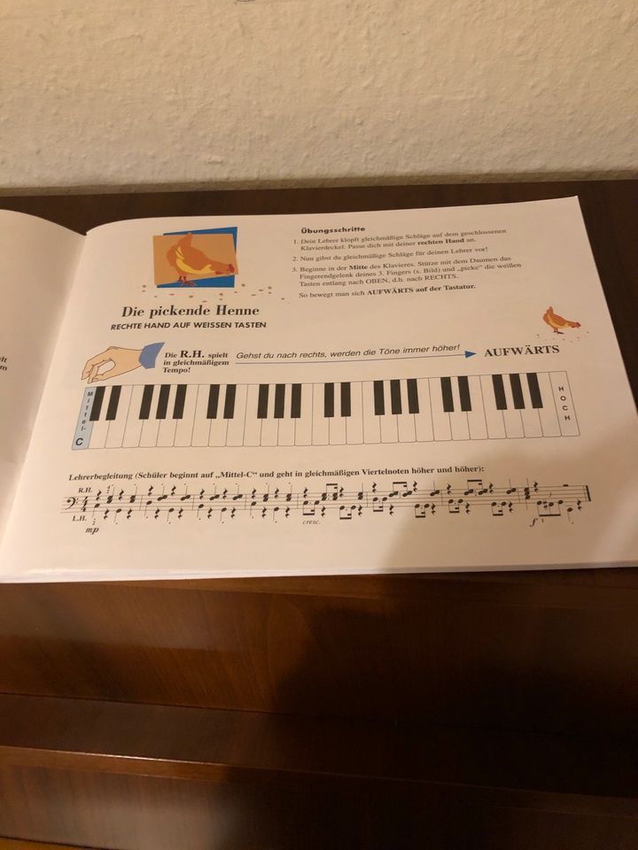 Unterrichtsheft Piano Klavier in Bad Salzschlirf