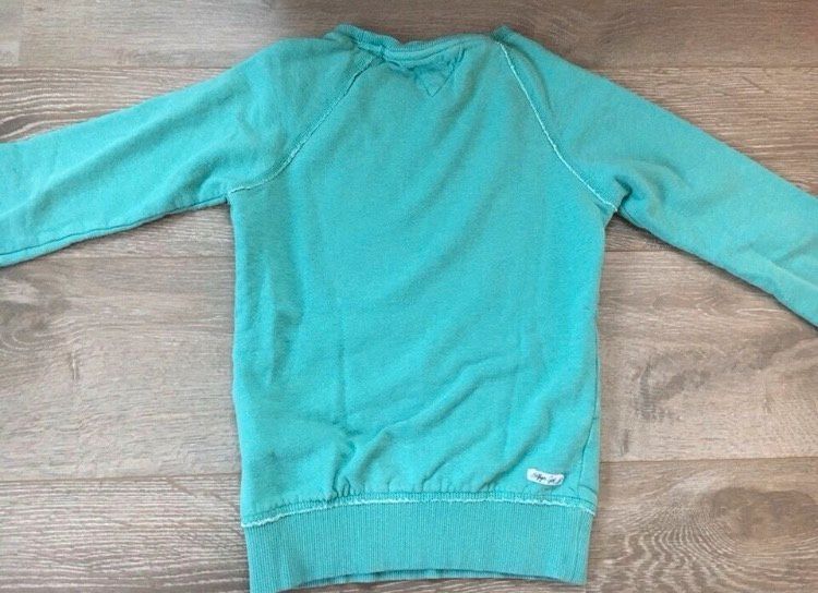 Dunkelgrüner Tommy Hilfiger Pullover | Größe 164 - Mädchen in Schlangen