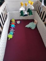 Kinderbett Babybett Echtholz Weiß lasiert 140x70cm incl. Matratze Leipzig - Probstheida Vorschau