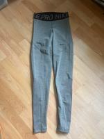 NIKE PRO Leggings Gr.XS, grau Niedersachsen - Adelheidsdorf Vorschau