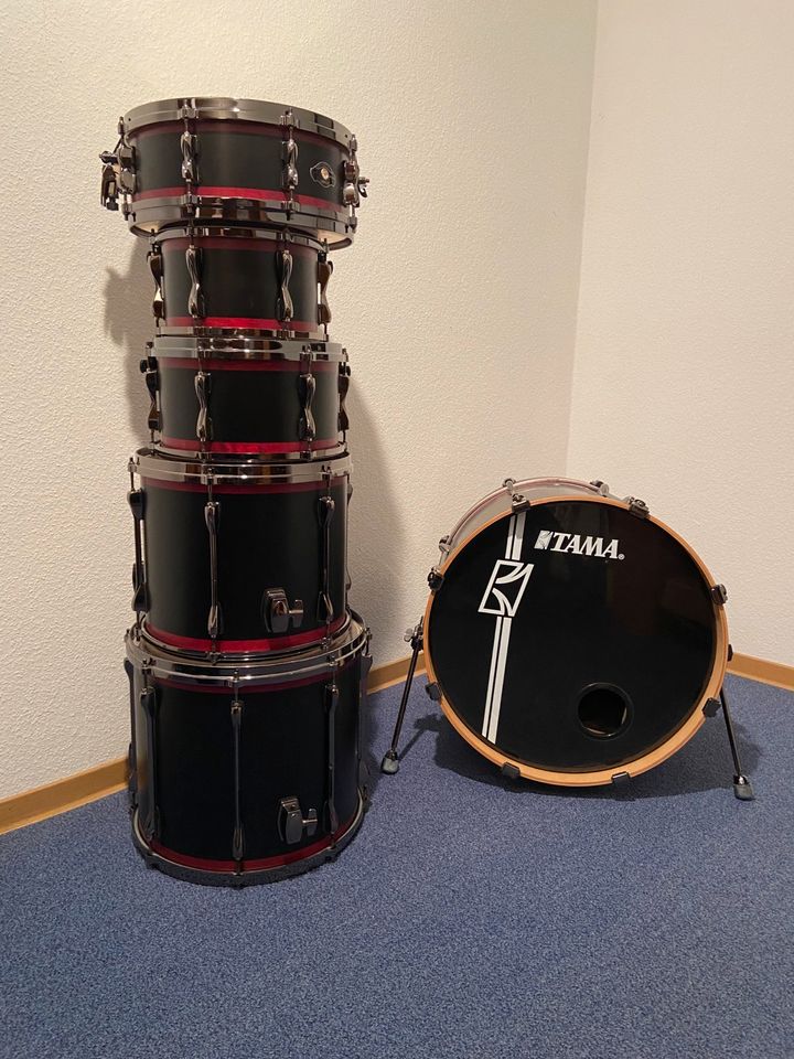 TAMA Superstar Hyperdrive Custom limitiertes Drum Set Schlagzeug in Platten