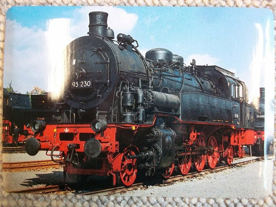 9x neue DEUTSCHE (REICHS)BAHN Lokomotive Blechschilder/Postkarte in Weil am Rhein