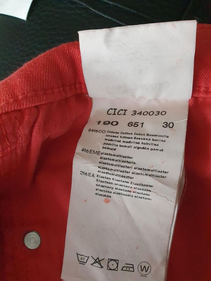Angels Jeans Modell CICI Gr.42/30 Rot, neu mit Etikett in Garbsen