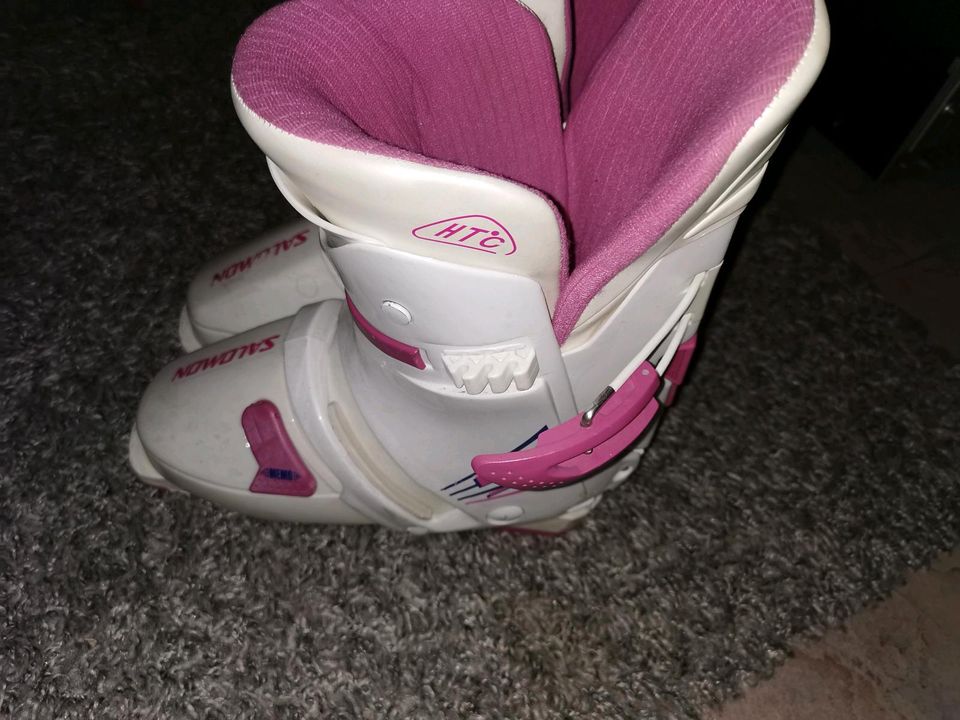 Salomon Skischuhe pink weiß Gr. 39 in Gondershausen