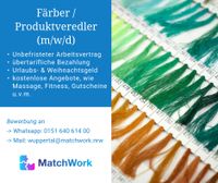 Textilfärber / -veredler (m/w/d) - unbefristet + Perspektive! Wuppertal - Heckinghausen Vorschau