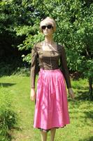 Dirndl, Langarmdirndl, Kleid,Tracht, Gr. 34, Unikat, braun / pink München - Sendling Vorschau