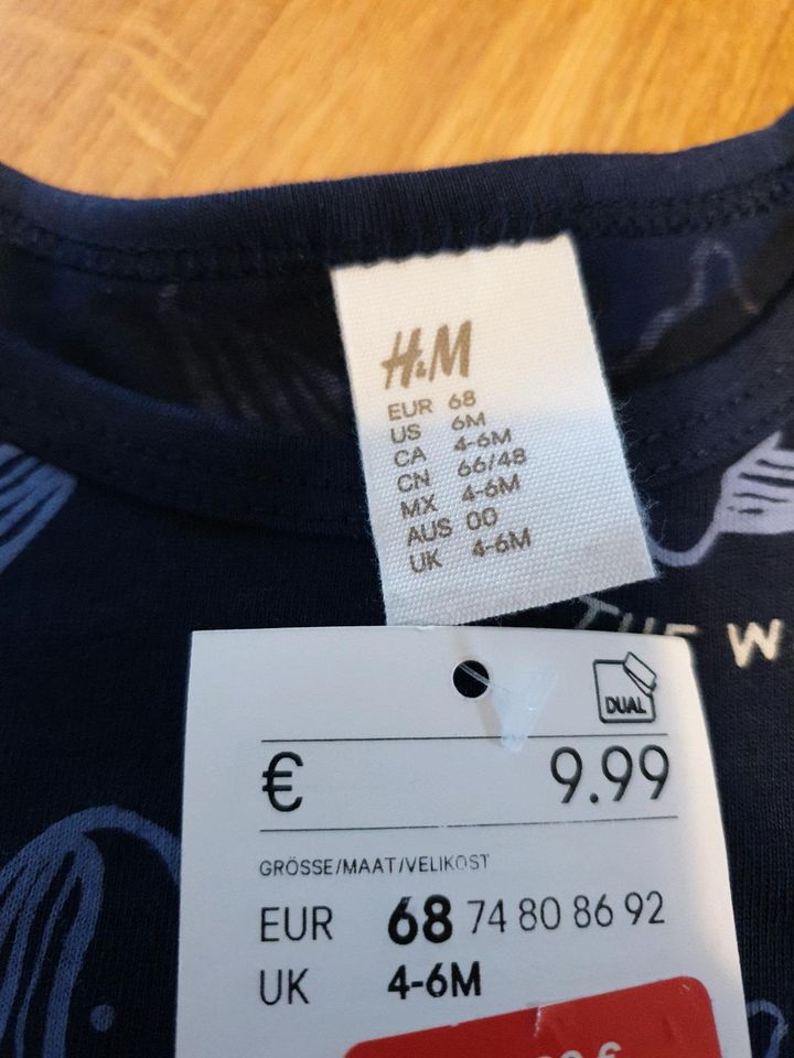 Tshirt ohne Ärmel H&M 68 in Heppenheim (Bergstraße)