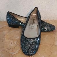 ZODIACO, Italien Ballerina Lederschue mit Glitzer, Gr 39 Hessen - Nauheim Vorschau
