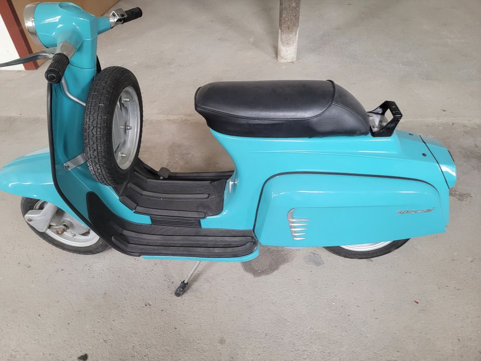 Lambretta Spezial J50 Bj.68/70 übeholt Technisch 1A Blau Türkis in Viersen