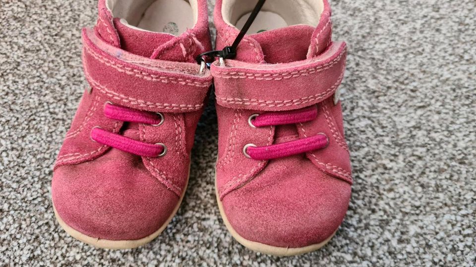 Bama Lederschuhe Leder Schuhe Halbschuh Größe 20 Rose mädchen in Usedom