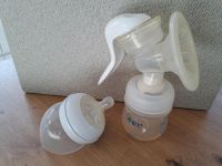 Stillset Milchpumpe von Avent Handpumpe + Zubehör Schleswig-Holstein - Neudorf-Bornstein Vorschau