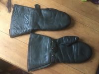 Vintage Handschuhe Fäustlinge Stulpen Fell Leder Kult warm Brandenburg - Schöneiche bei Berlin Vorschau