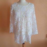 Oversize Spitzen Shirt v. Janina, wollweiß, Gr. 40/42,44? neuw. Hessen - Bad Zwesten Vorschau