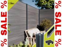 Lamellenzaun Sichtschutz Lärmschutz Set 1,8x 9m Premium Neu Grey Nordrhein-Westfalen - Olfen Vorschau